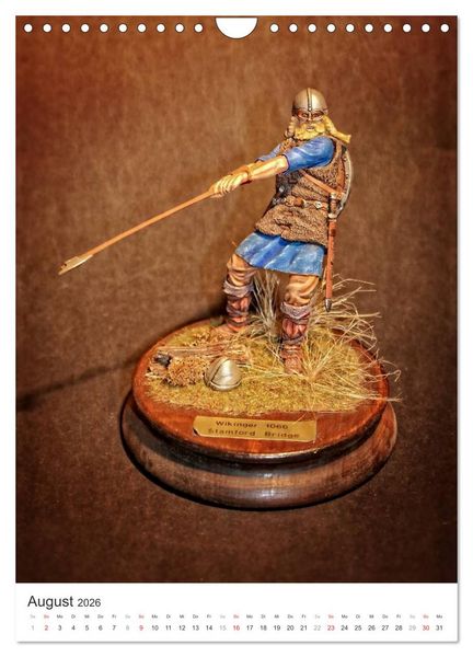 Produktbild: Historische Modellbaufiguren 2026 (Wandkalender 2026 DIN A4 hoch), CALVENDO Monatskalender