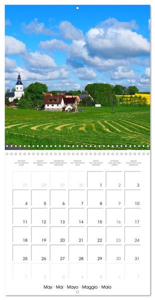 Produktbild: Saxony's rural idyll (Wall Calendar 2026 12 &times; 12 Inch) CALVENDO 12 Month Wall Calendar