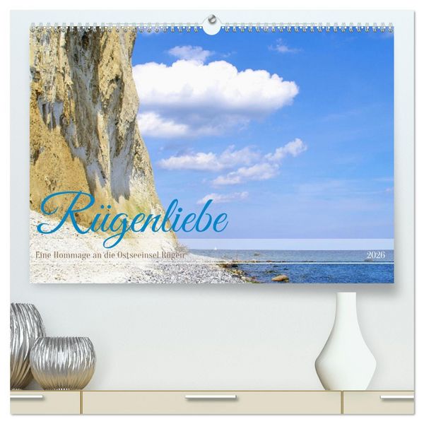 Produktbild: R&uuml;genliebe - Eine Hommage an die Ostseeinsel R&uuml;gen (hochwertiger Premium Wandkalender 2026 DIN A2 quer), Kunstdruck in Hochglanz