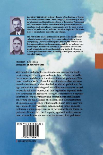 Produktbild: Emissions of Air Pollutants