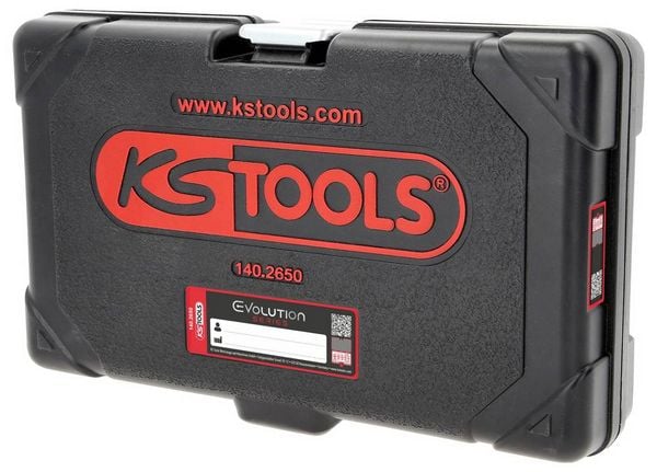 Produktbild: KS Tools 140.2650 Lochstanzen-Satz f&uuml;r PDC-Sensoren, 23-tlg