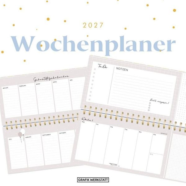 Produktbild: Wochenplaner 2027 Mein Jahr 2027 (mit Kalendarium)