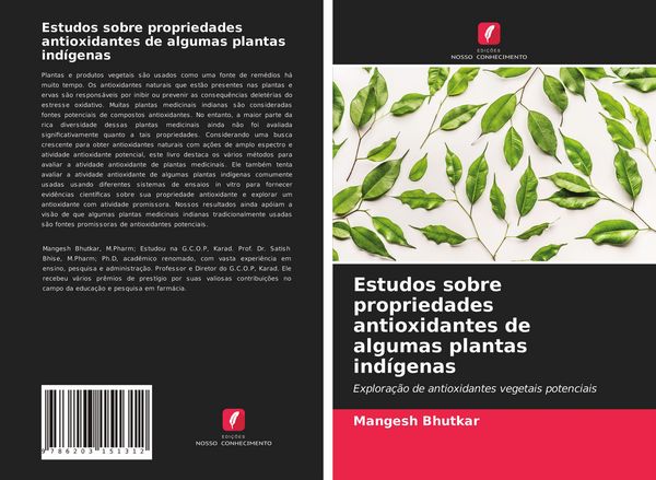 Produktbild: Estudos sobre propriedades antioxidantes de algumas plantas ind&iacute;genas