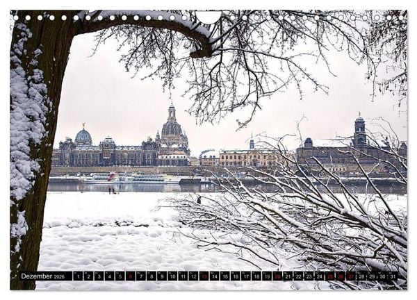 Produktbild: WUNDERVOLLES DRESDEN (Wandkalender 2026 DIN A4 quer), CALVENDO Monatskalender