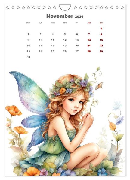 Produktbild: The fairies (Wall Calendar 2026 DIN A4 portrait), CALVENDO 12 Month Wall Calendar
