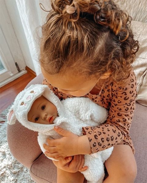 Produktbild: Small foot 11498 - Babypuppe Lämmchen, Puppe mit Zubehör, 43 cm