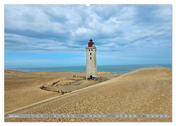 Produktbild: Mit dem Wohnmobil entlang der K&uuml;ste D&auml;nemarks (hochwertiger Premium Wandkalender 2026 DIN A2 quer), Kunstdruck in Hochglanz