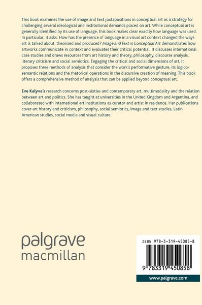 Produktbild: Image and Text in Conceptual Art