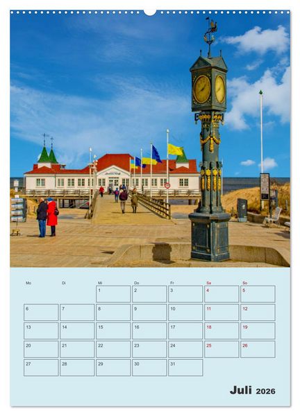 Produktbild: Kaiserb&auml;der auf Usedom (hochwertiger Premium Wandkalender 2026 DIN A2 hoch), Kunstdruck in Hochglanz