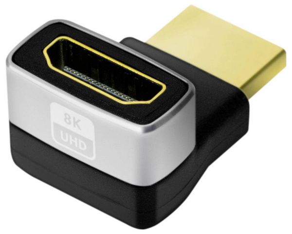 Produktbild: LogiLink AH0007A HDMI Adapter [1x HDMI-Buchse - 1x HDMI-Stecker] Schwarz-Grau