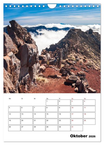 Produktbild: Wanderparadies La Palma (Wandkalender 2026 DIN A4 hoch), CALVENDO Monatskalender