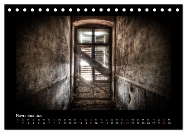 Produktbild: Lost Places - verlassene Orte vergangener Glanz (Tischkalender 2026 DIN A5 quer), CALVENDO Monatskalender