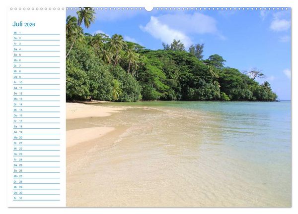 Produktbild: Franz&ouml;sisch-Polynesien - Trauminseln im S&uuml;dpazifik (Wandkalender 2026 DIN A2 quer), CALVENDO Monatskalender