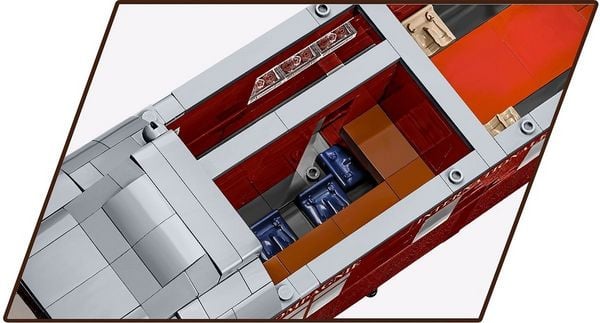 Produktbild: COBI Trains 6289 - Compi&egrave;gne Wagon 1940, 1:35 Bausatz, 1927 Klemmbausteine, 2 Figuren