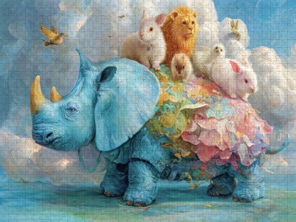 Produktbild: CALVENDO Puzzle Humorvolle Tiere | 2000 Teile Lege-Gr&ouml;&szlig;e 90x67cm Foto-Puzzle f&uuml;r gl&uuml;ckliche Stunden