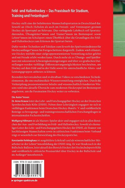 Produktbild: Feld- und Hallenhockey &ndash; Das Praxisbuch f&uuml;r Studium, Training und Freizeitsport