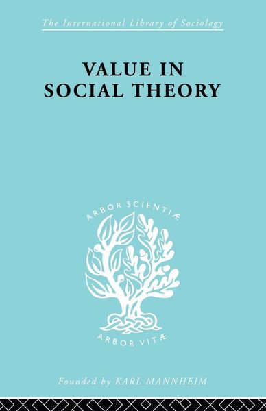 Produktbild: Value in Social Theory