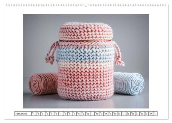 Produktbild: Lustige Strick-Ideen (hochwertiger Premium Wandkalender 2026 DIN A2 quer), Kunstdruck in Hochglanz
