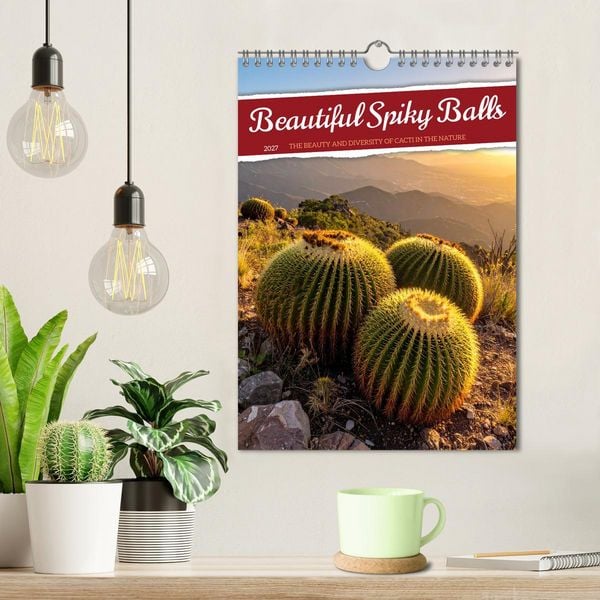 Produktbild: Beautiful Spiky Balls (Wall Calendar 2027 DIN A4 portrait), CALVENDO 12 Month Wall Calendar