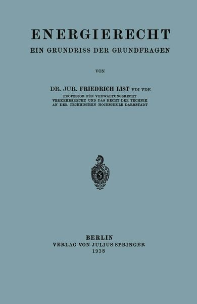 Produktbild: Energierecht