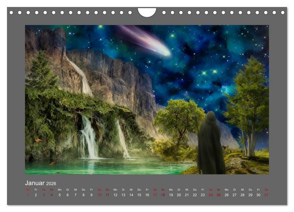 Produktbild: Weg des Zauberers (Wandkalender 2026 DIN A4 quer), CALVENDO Monatskalender