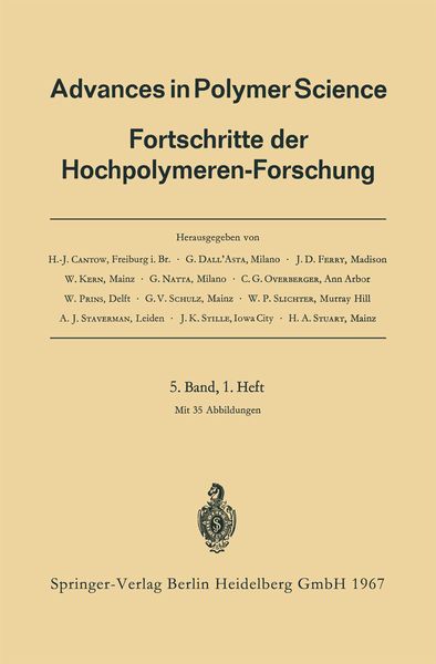Produktbild: Advances in Polymer Science