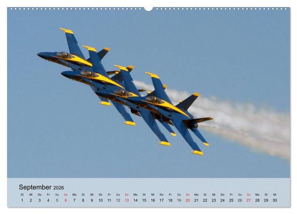 Produktbild: Flugschau in Reno (hochwertiger Premium Wandkalender 2026 DIN A2 quer), Kunstdruck in Hochglanz