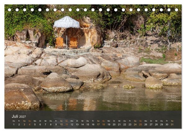 Produktbild: Traumstr&auml;nde in Vietnam (Tischkalender 2027 DIN A5 quer), CALVENDO Monatskalender