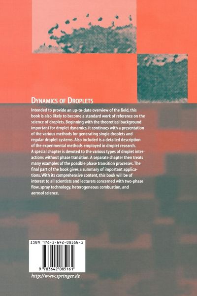 Produktbild: Dynamics of Droplets