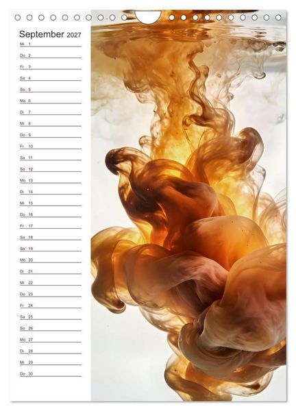 Produktbild: Quiet Fluids - Fluid Art Farben zwischen Wasser und Licht (Wandkalender 2027 DIN A4 hoch), CALVENDO Monatskalender