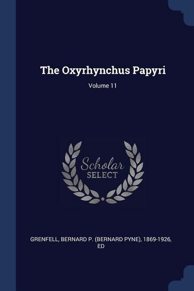 Produktbild: Oxyrhynchus Papyri V11