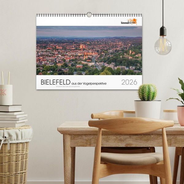 Produktbild: BIELEFELD aus der Vogelperspektive (Wandkalender 2026 DIN A3 quer), CALVENDO Monatskalender