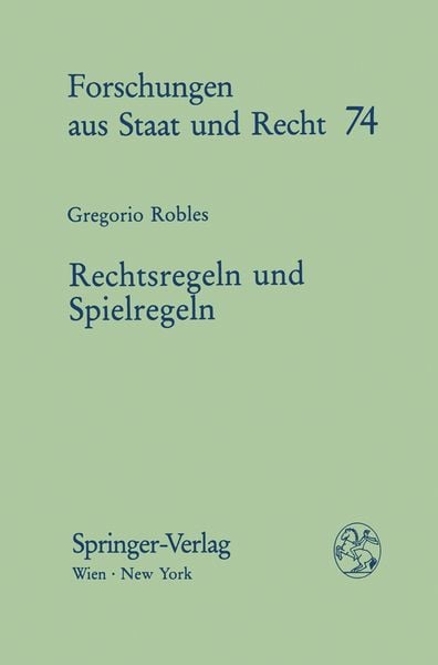 Produktbild: Rechtsregeln und Spielregeln