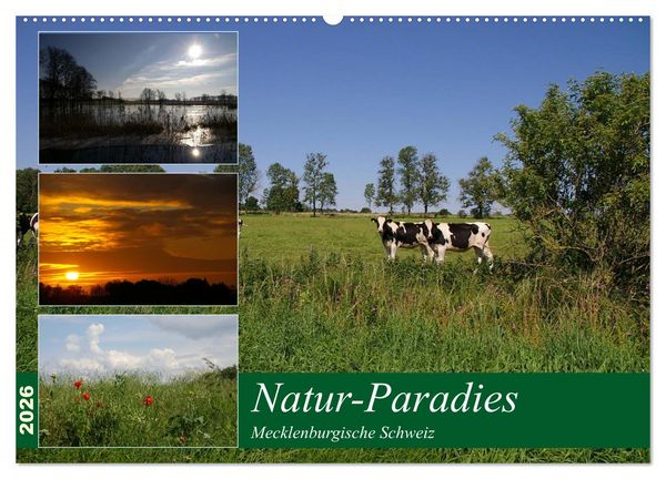 Produktbild: Natur-Paradies Mecklenburgische Schweiz (Wandkalender 2026 DIN A2 quer), CALVENDO Monatskalender