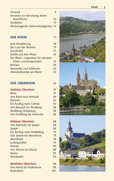 Produktbild: TRESCHER Reiseführer Flusskreuzfahrten Rhein