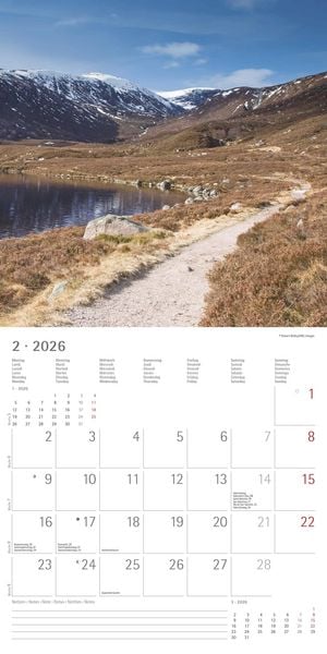 Produktbild: Wege 2026 - Broschürenkalender 30x30 cm (30x60 geöffnet) - Kalender mit Platz für Notizen - Paths - Bildkalender - Wandplaner - Naturkalender