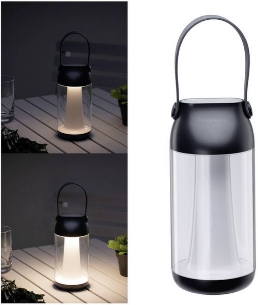 Produktbild: Paulmann 94267 LED-Au&szlig;entischlampe 1.3W Warmwei&szlig; Transparent, Anthrazit
