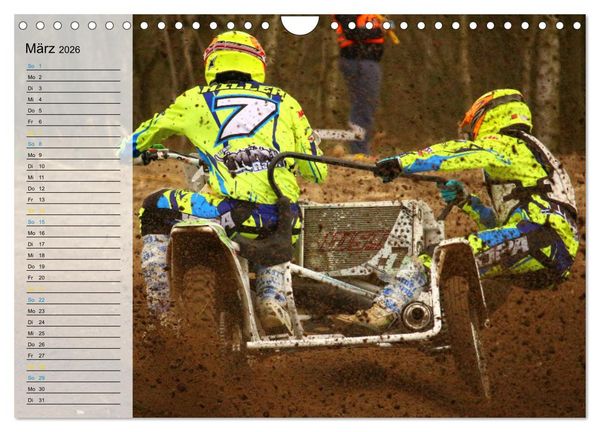 Produktbild: Motocross - tollk&uuml;hne Kerle (Wandkalender 2026 DIN A4 quer), CALVENDO Monatskalender