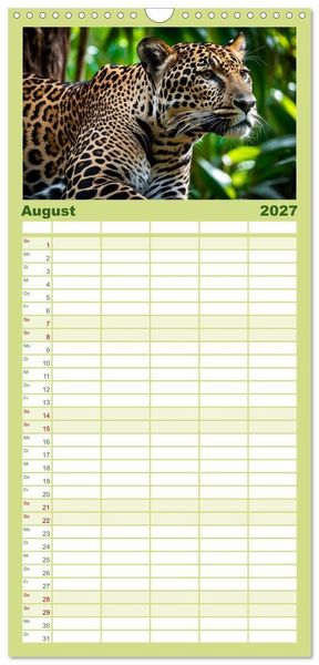 Produktbild: Familienplaner 2027 - Typisch Brasilien mit 5 Spalten (Wandkalender, 21 x 45 cm) CALVENDO