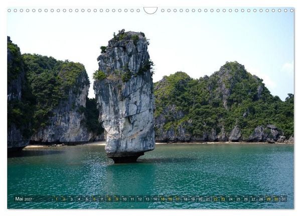 Produktbild: Naturwunder - Halong Bucht (Wandkalender 2027 DIN A3 quer), CALVENDO Monatskalender
