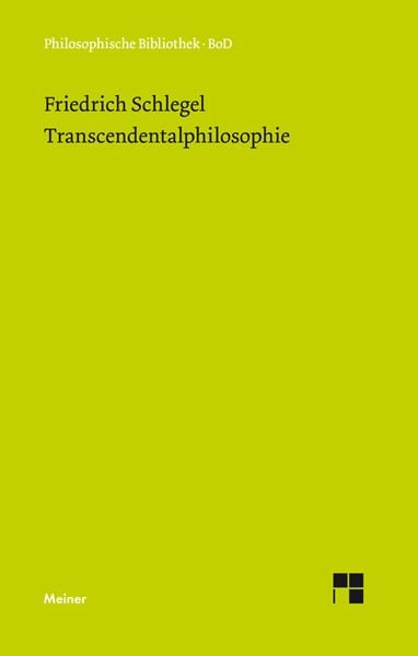 Produktbild: Transcendentalphilosophie