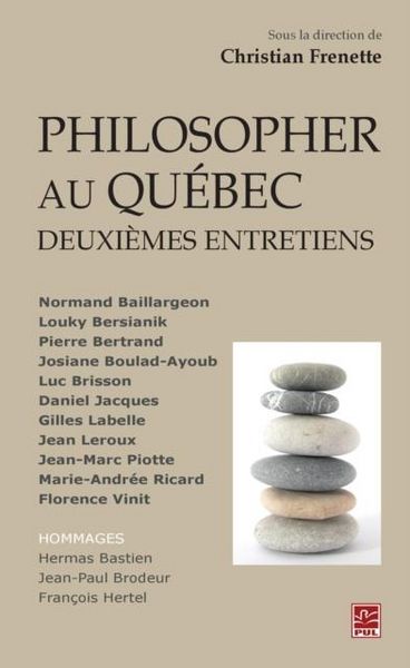 Produktbild: Philosopher au Quebec : Deuxiemes entretiens