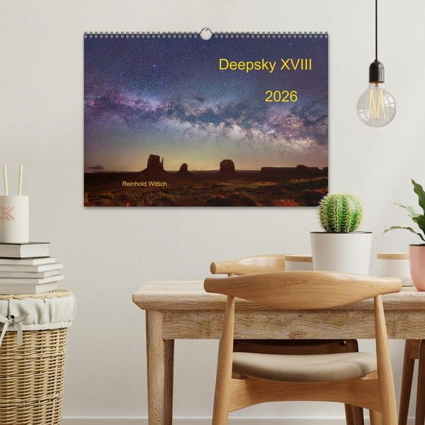 Produktbild: Deepsky XVIII (Wandkalender 2026 DIN A3 quer), CALVENDO Monatskalender