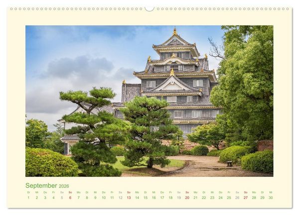 Produktbild: Eine Reise durch Japan (Wandkalender 2026 DIN A2 quer), CALVENDO Monatskalender
