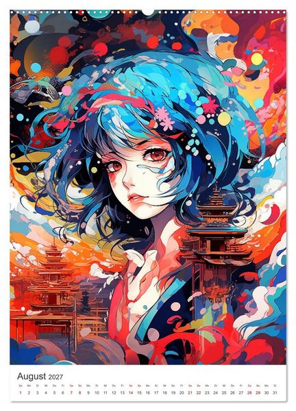 Produktbild: Manga Style (hochwertiger Premium Wandkalender 2027 DIN A2 hoch), Kunstdruck in Hochglanz