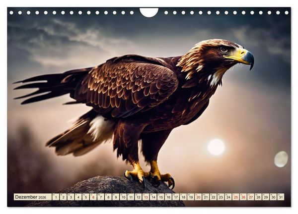 Produktbild: Heimische Tiere im Mondlicht (Wandkalender 2026 DIN A4 quer), CALVENDO Monatskalender