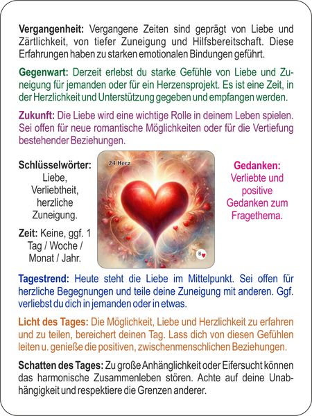 Produktbild: Große Wegbegleiter Lenormandkarten mit viel Text