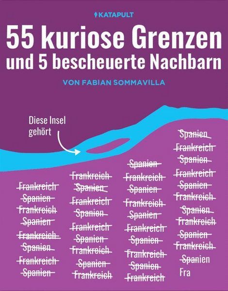 Produktbild: 55 kuriose Grenzen und 5 bescheuerte Nachbarn