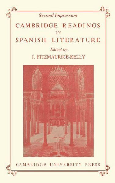 Produktbild: Cambridge Readings in Spanish Literature