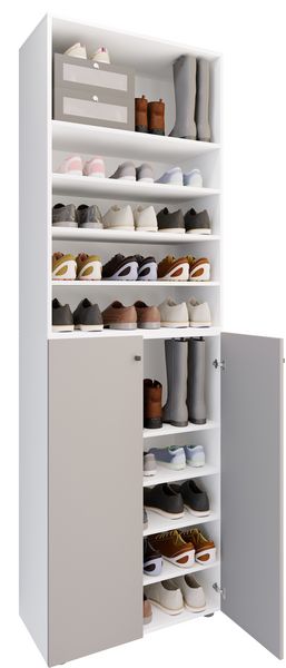 Produktbild: XL Holz Gro&szlig;er Schuhschrank Schuhkommode Lona 10